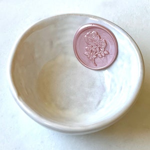 Vintage Rose Wax Seal / Zelfklevende Wax Seals / Botanische Wax Seals / Huwelijksuitnodiging Seals / Peel and Stick Wax Seals / Floral Wax Seals
