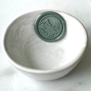 Mountain Wax Seals/ Adhesive Wax Seal / Wedding Invitation Seals / Peel and Stick Wax Seals / Decorative Seals /  Scenic