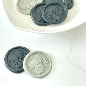 Pinecone Wax Seals / Adhesive Wax Seals / Holiday Cards / Peel and Stick Wax Seals / Holiday Wax Seals / Decorative Seals / Pine Tree