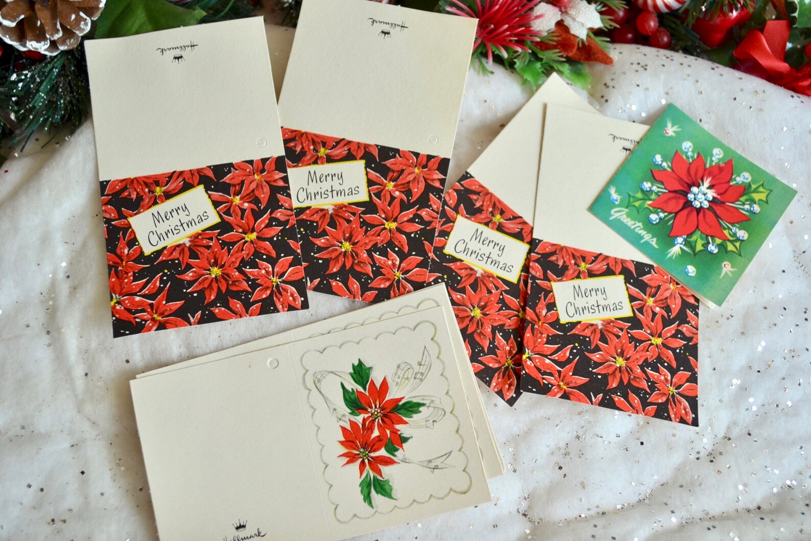 Vintage Hallmark Christmas Gift Tags NOS Folder Style 8 | Etsy