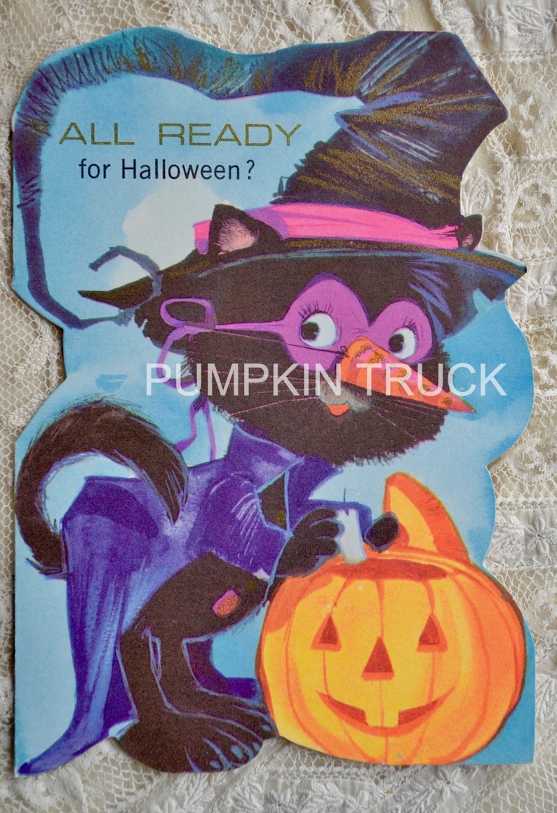 Unused Halloween Card Dogs Puppies in Costumes Happy Halloween Hallmark