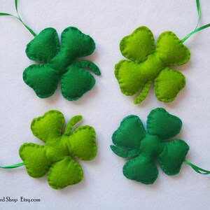 Set Decorazioni Quadrifoglio Per San Patrizio – Striscioni E Motivi A Tema Irlandese In Verde Scuro Da Appendere