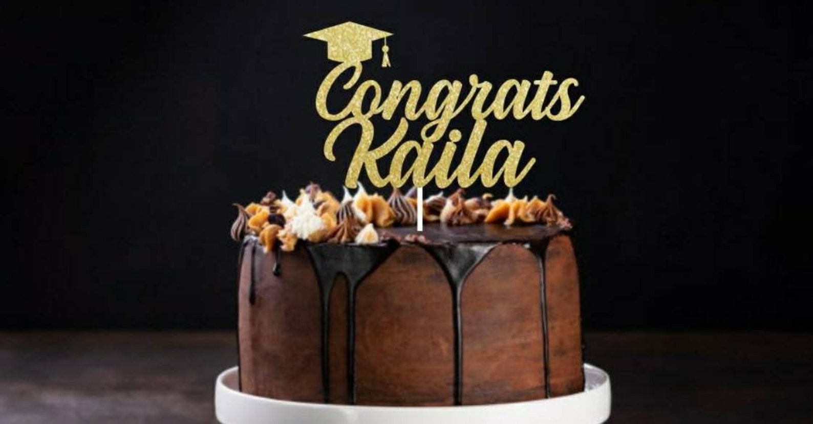 Graduation Cake Topper Custom Graduation Cake Topper | Etsy