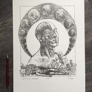 Original Serigraph - Cycles of Our Evolution