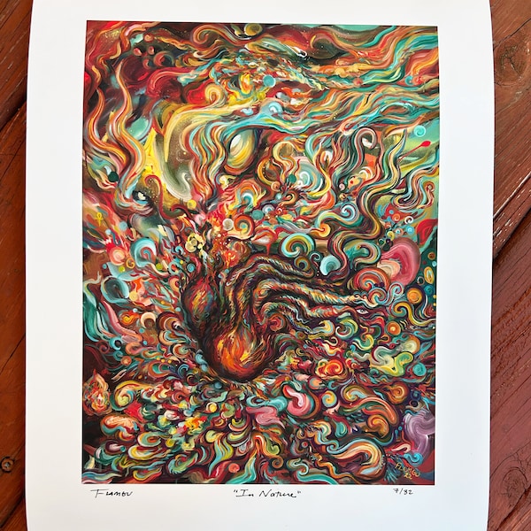 Abstract Love Art Etsy