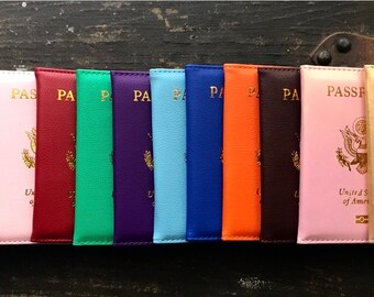 New! Passport Cover, Passport Holder, Passport Folder, Travel Passport Holder, Travel Accessories