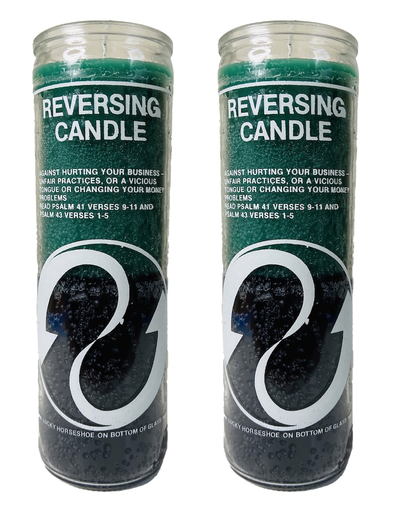 Double Action Reversing 7 Day Prayer Candles For Financial Etsy
