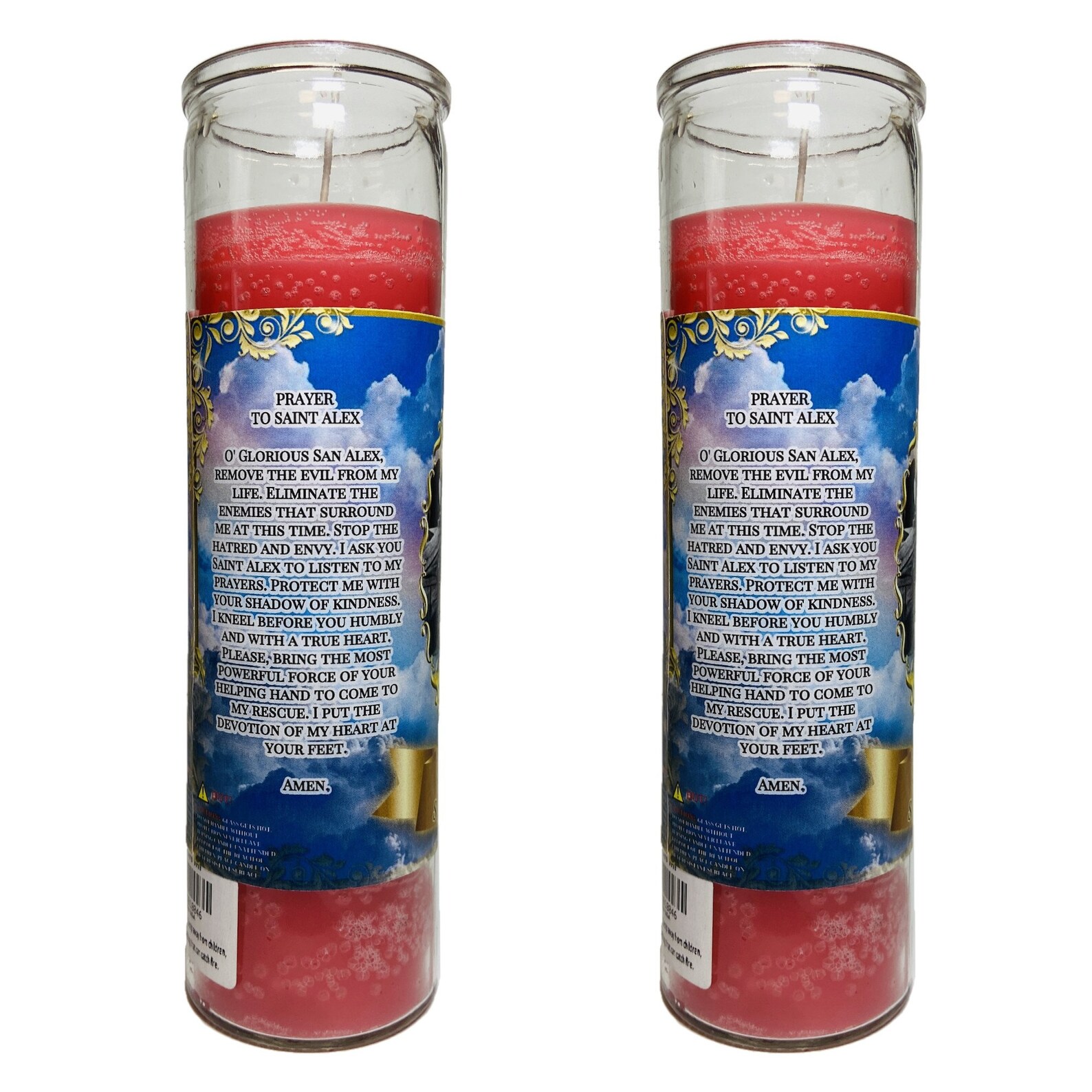 Saint Alex San Alejo 7 Day Prayer Candles To Keep Enemies Away Etsy