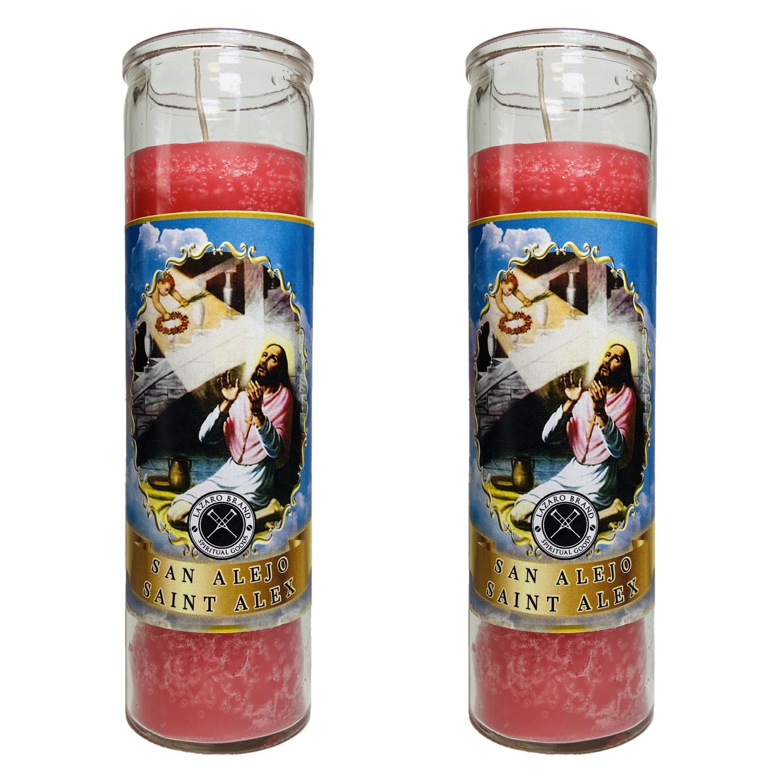 Saint Alex San Alejo 7 Day Prayer Candles To Keep Enemies Away Etsy