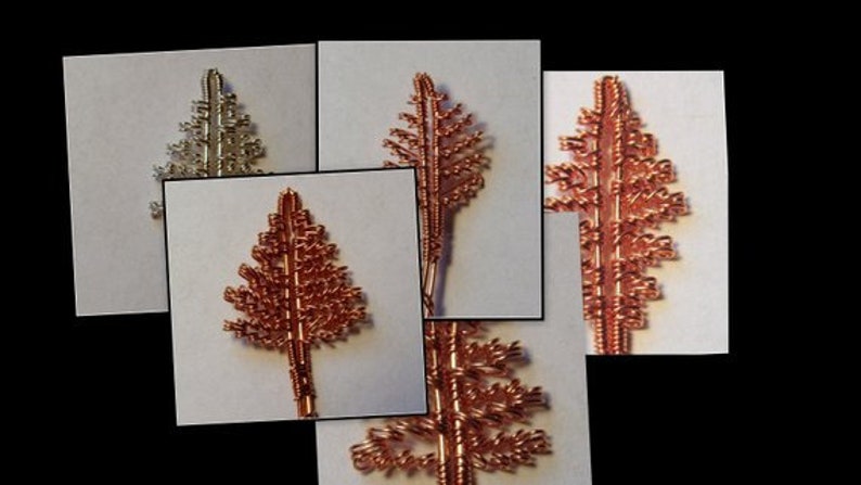 THREE tutorials in ONE packet, Wire Work Embellishments. Evergreen Trees and Expanded Version. image 3