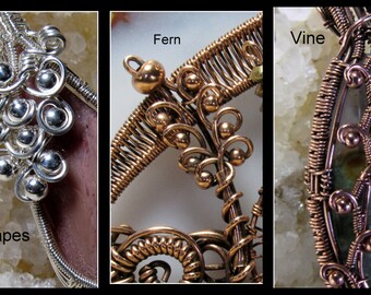 Wire Work Embellishments Tutorial, Adding Spice to your Pendants and Super Easy
