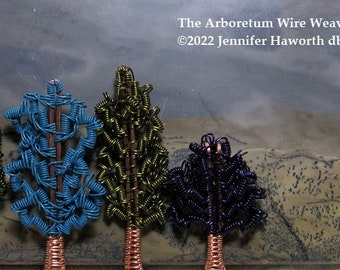 The Arboretum Wire Weave Tree Tutorial~ Trees Only for a Magical Addition to your Jewelry or Art Work