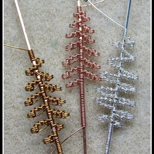 THREE tutorials in ONE packet, Wire Work Embellishments. Evergreen Trees and Expanded Version. image 2