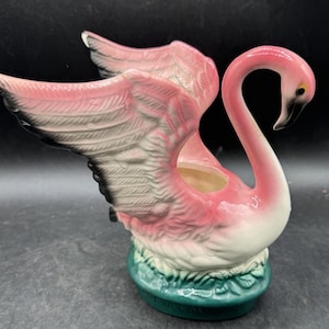 Vtg MCM Flamingo Planter Very Rare Maddux of California Model #504 Nice!