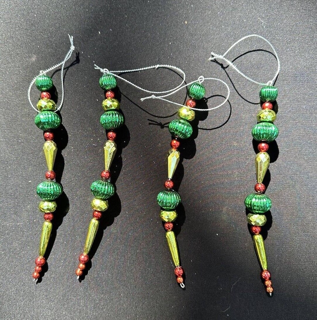 Adorable Inspired Grinch Colors Tree Christmas 7” Ornaments -S71 - Etsy