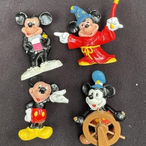 Set de 4 figuras de Mickey Mouse Applause de Sixty Years de Disney, sin caja imagen 7