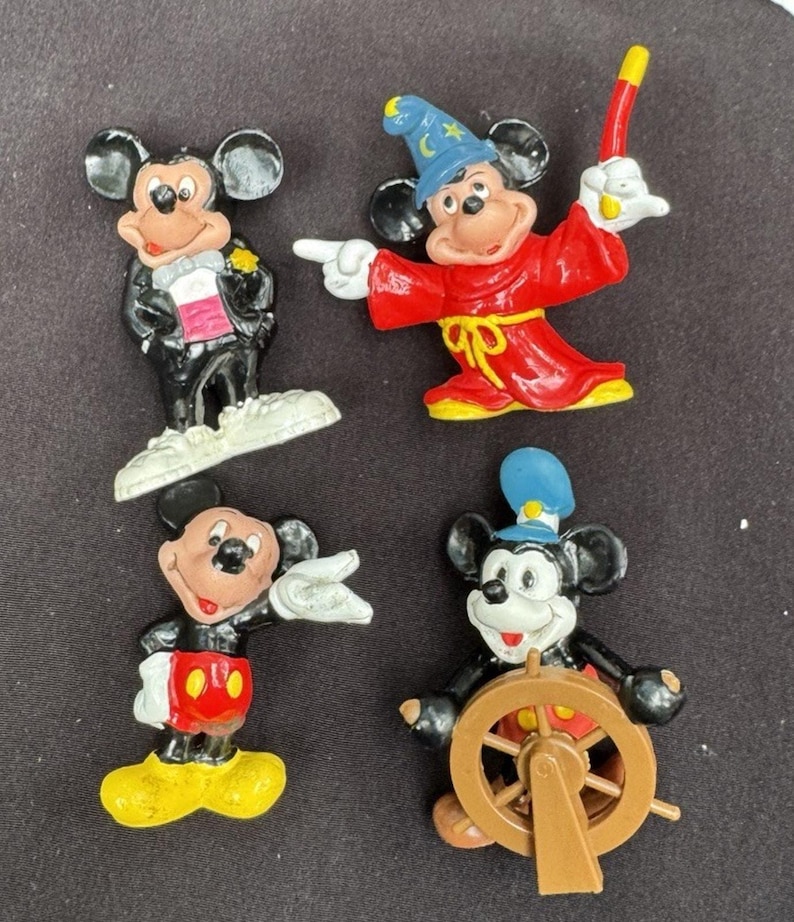 Set de 4 figuras de Mickey Mouse Applause de Sixty Years de Disney, sin caja imagen 7