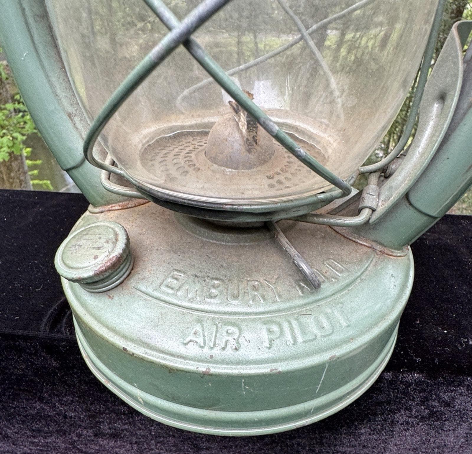 Vtg Embury Air Pilot No. 0 Lantern Lamp Star Bottom