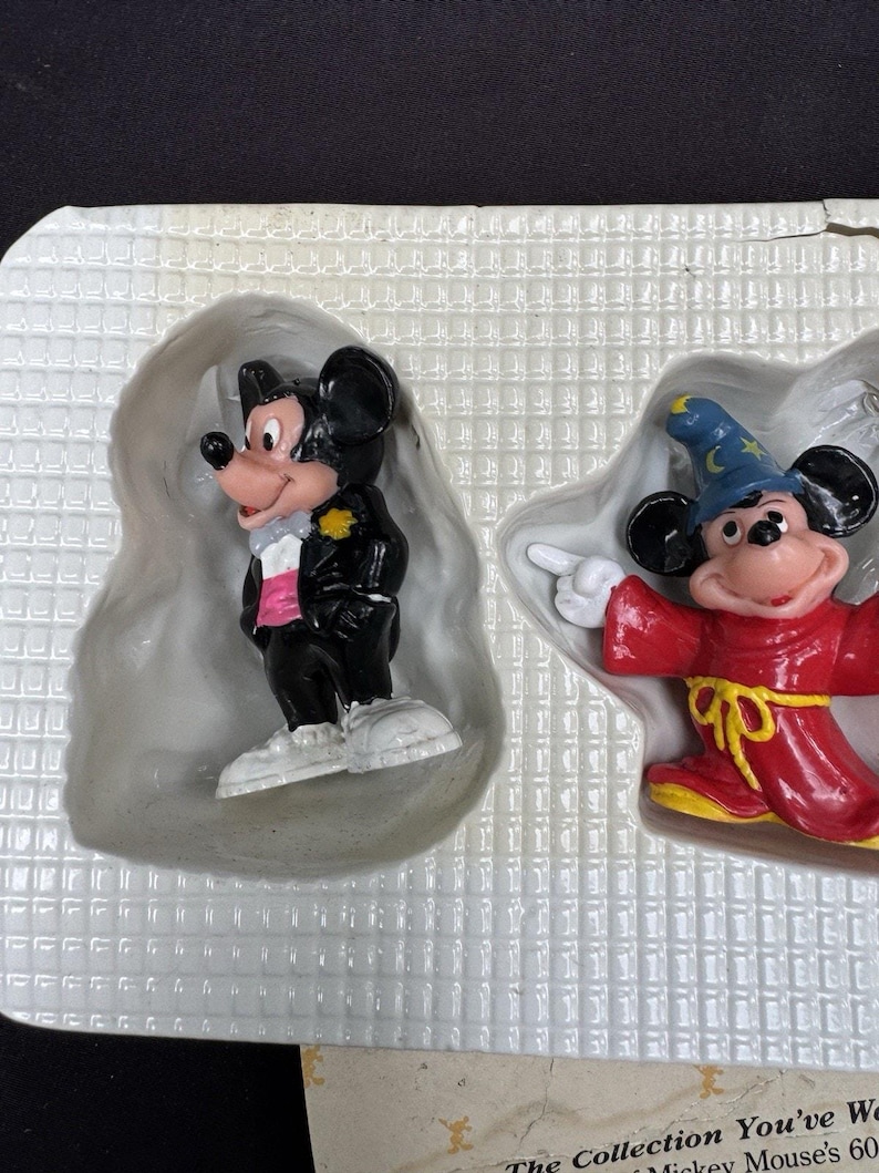 Set de 4 figuras de Mickey Mouse Applause de Sixty Years de Disney, sin caja imagen 2