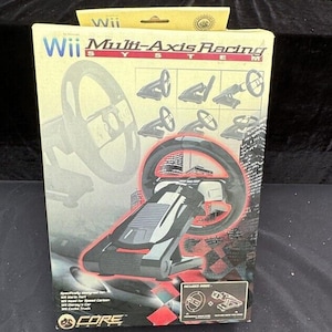 Core Gamer Multi-Axis Racing System Steering Wheel Stand for Nintendo Wii