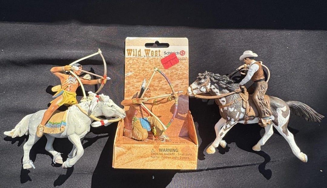 Collection De Figurines Schleich Wild West Sioux - Occasion, Certaines Neuves