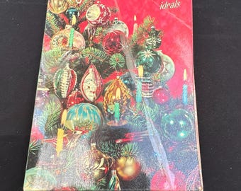 Vintage Christmas Ideals Magazine By Ideals Publishing Co. Shiny Brite & Polish Ornament Cover