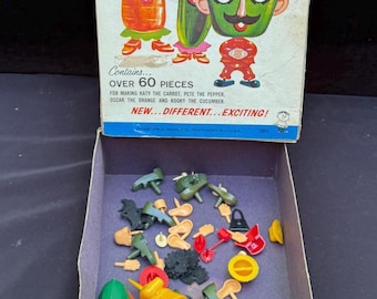 MR POTATO HEADS Tooty Frooty Friends Game Parts #2054 Nice! Not Complete But Nice Box! -2