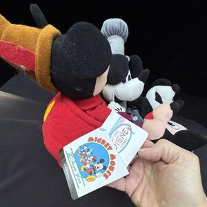 Disney Mickey Mouse Plush 70 Happy Years 4 eras of Mickey Mouse in Pants Boat image 4