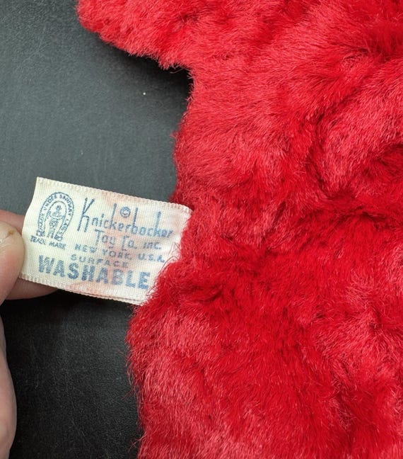 Vtg Knickerbocker Huckleberry Hound Hand Puppet 1959 Hanna Barbera