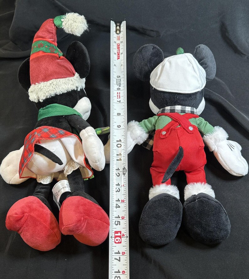 Disney Parks Minnie Maus & Micky Nordische Winter Weihnachten Plüsch Set 5P Bild 7