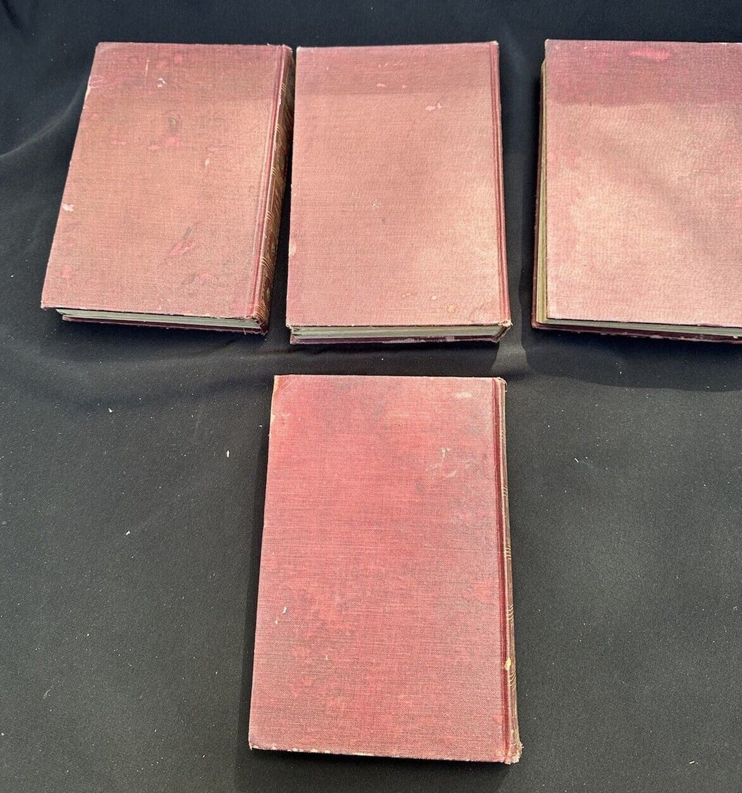 4 the Sahib Edition of Rudyard Kipling Hardcover Books