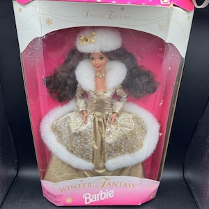 Vintage Mattel 1995 Winter Fantasy Special Edition Barbie Neu