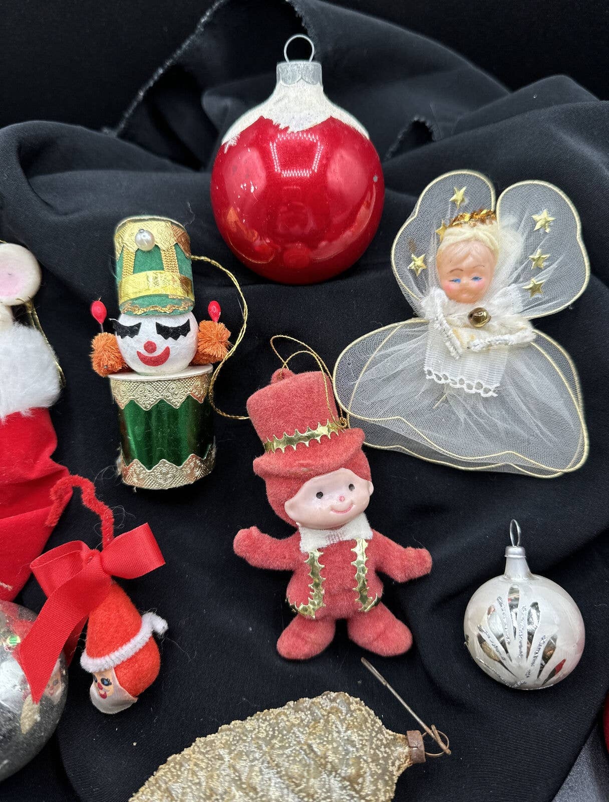 マニー　クリスマス飾り ヴィンテージ ミッドセンチュリー フェルト プラスチック 日本製 台湾