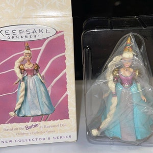 Brand NEW! Hallmark Ornament Barbie as Rapunzel 1st Children's Collection Mint! SS L