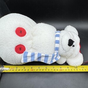 2001 Rare Disney Store Mickey Mouse Snowman Plush 12" Christmas Santa Hat image 9
