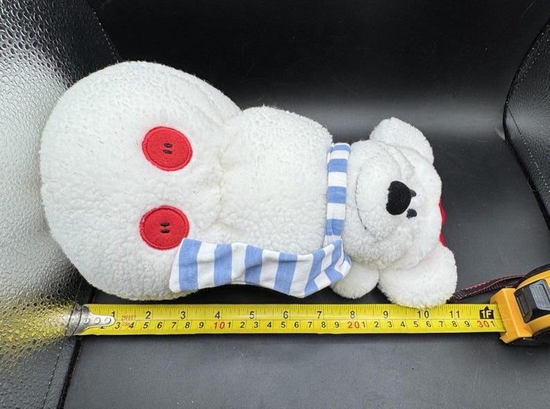 2001 Rare Disney Store Mickey Mouse Snowman Plush 12" Christmas Santa Hat image 9