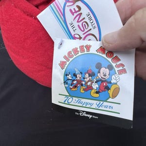 Disney Mickey Mouse Plush 70 Happy Years 4 eras of Mickey Mouse in Pants Boat image 5