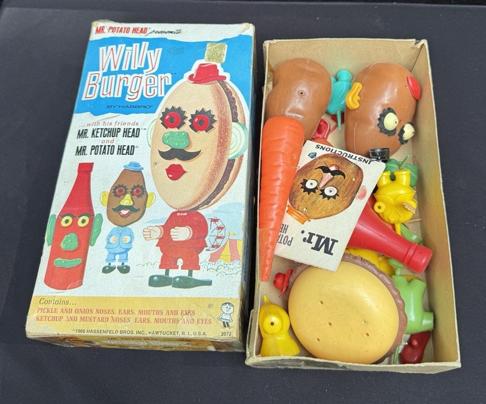 希少 1966年製 VTG ウィリー・バーガー ミスターポテトヘッド