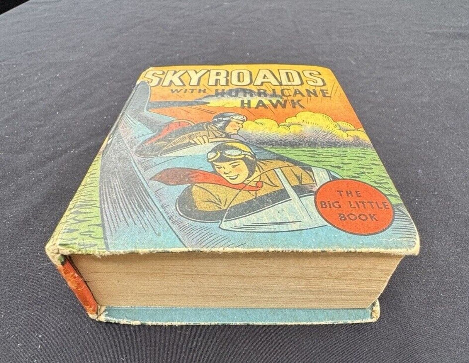 【滝】３冊セット 1936 vintage Whitman BIG LITTLE BOOK Skyroads with Hurricane