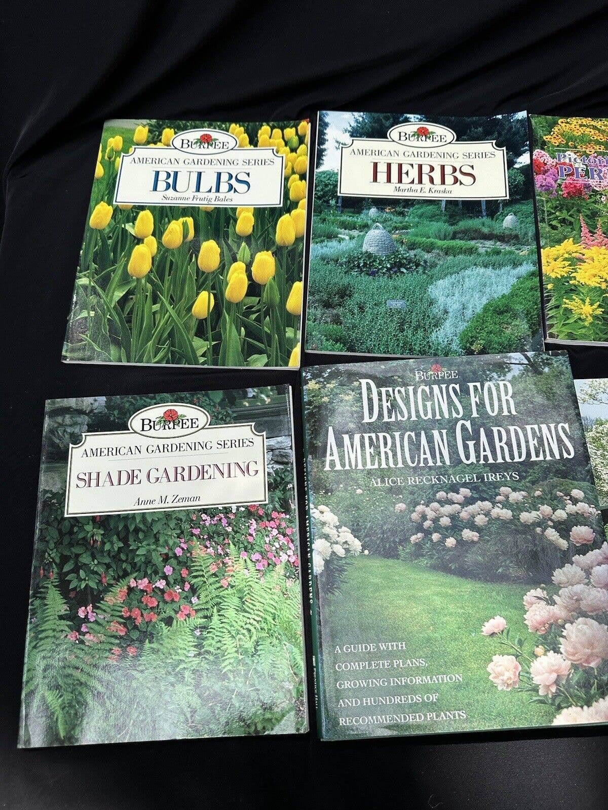 6 Burpee American Gardening Series Books Bulbs Herbs Flowering Shrubs \u0026  More - Etsy, image size:1200x1600