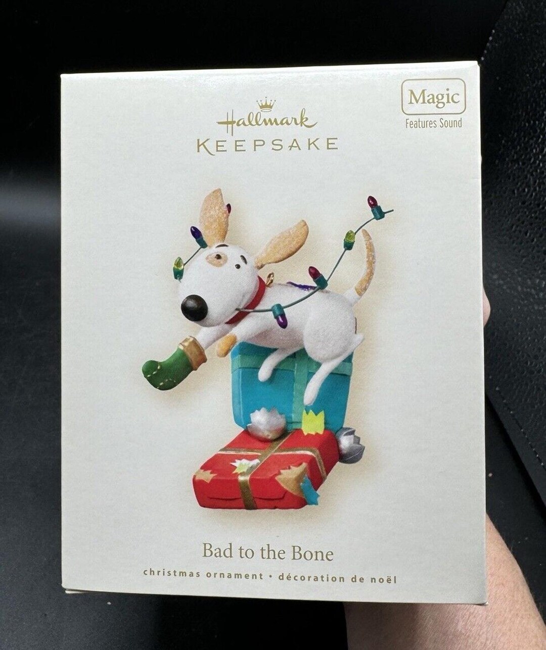 NEW Hallmark Keepsake Magic Christmas Ornament Bad to the Bone