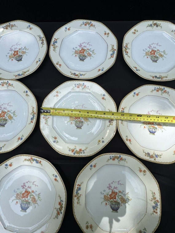 8 MZ Altrohlau CMR Czechoslovakia Berkshire' Dinner Plates 9.5