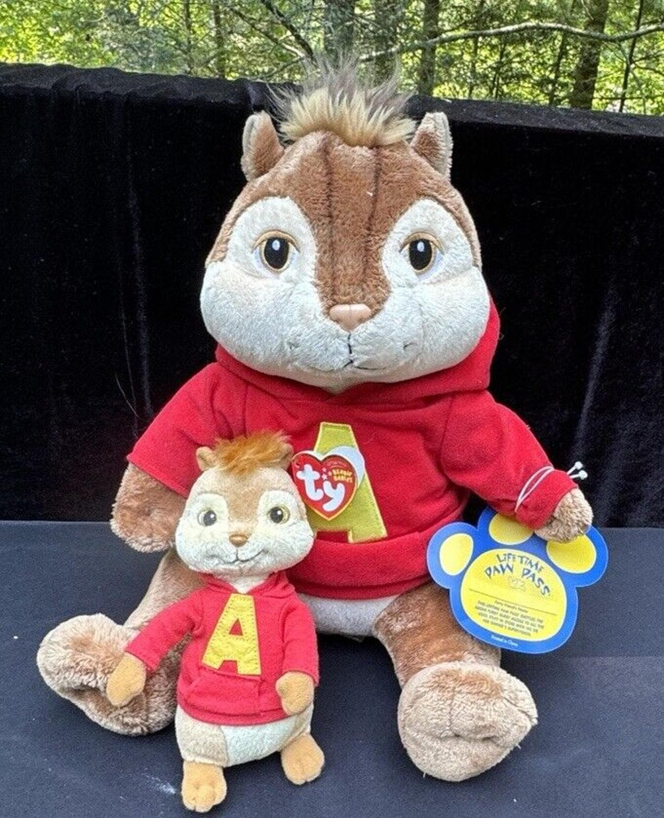Mint Build A Bear Workshop & TY Beanie Baby ALVIN From the Chipmunks NWT