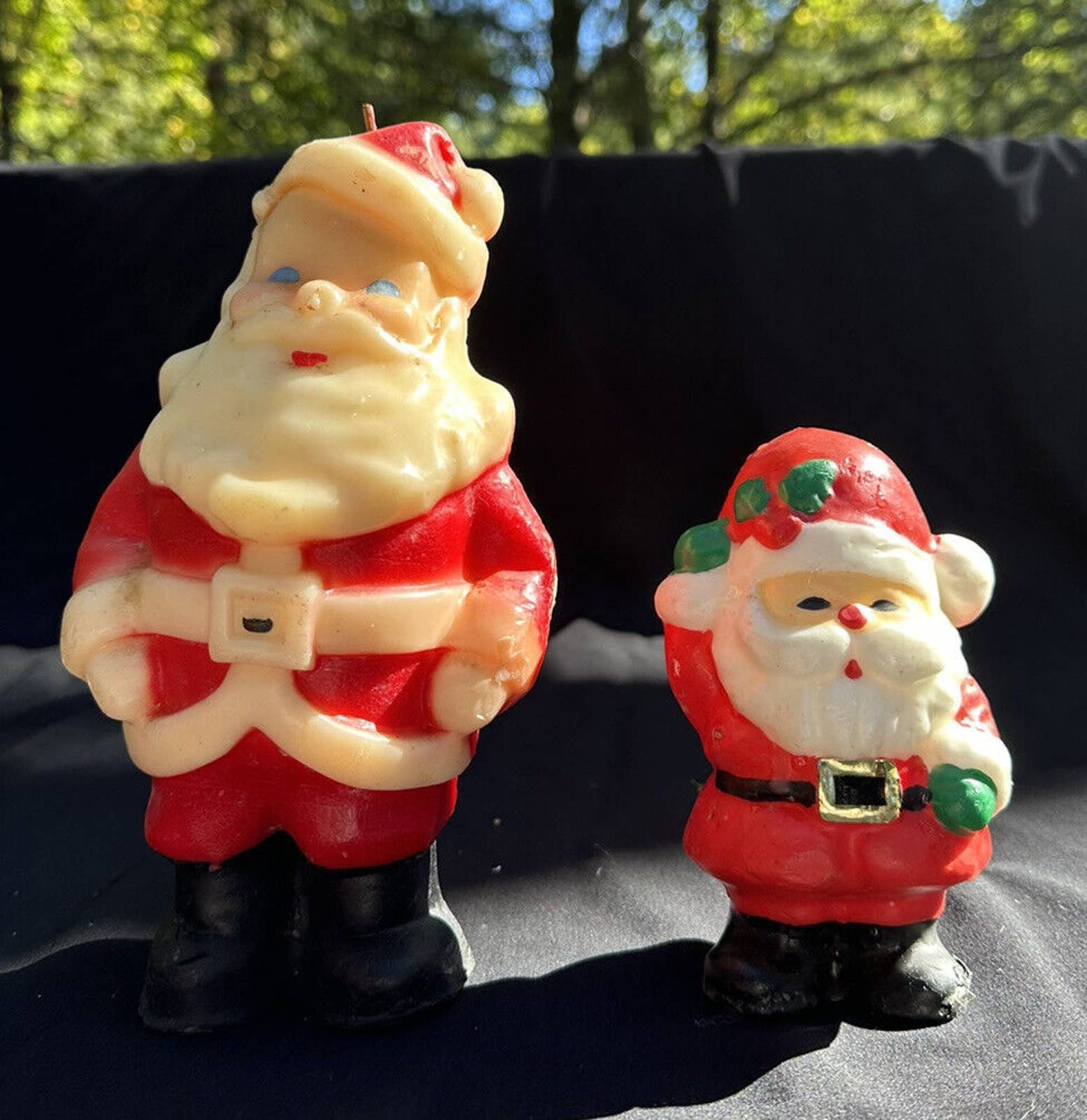 ハンドメイド美術キャンドル　　　　サンタクロース ヴィンテージ ハンドメイド サンタクロース ワックス キャンドル 9