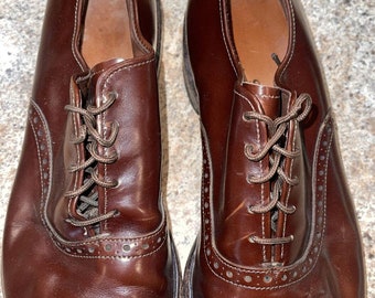 VINTAGE Allen Edmonds Danbury Burgundy Leather‎ Oxfords Men\'s Dress Shoes 13B il_fullxfull.4258116611_2ssl.jpg main image 4