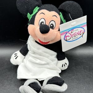 VTG 1900’s Mickey Mouse Toga Sitzsack Plüsch Disney Store Stofftier Bild 1
