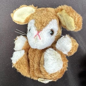 Russ Berrie 1970’s Vintage Bunny Rabbit Plush 6 Inch Stuffed Animal