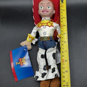Brand New Vtg JESSIE from Toy Story 2 Disney Store Bean Bag Plush 11” image 5