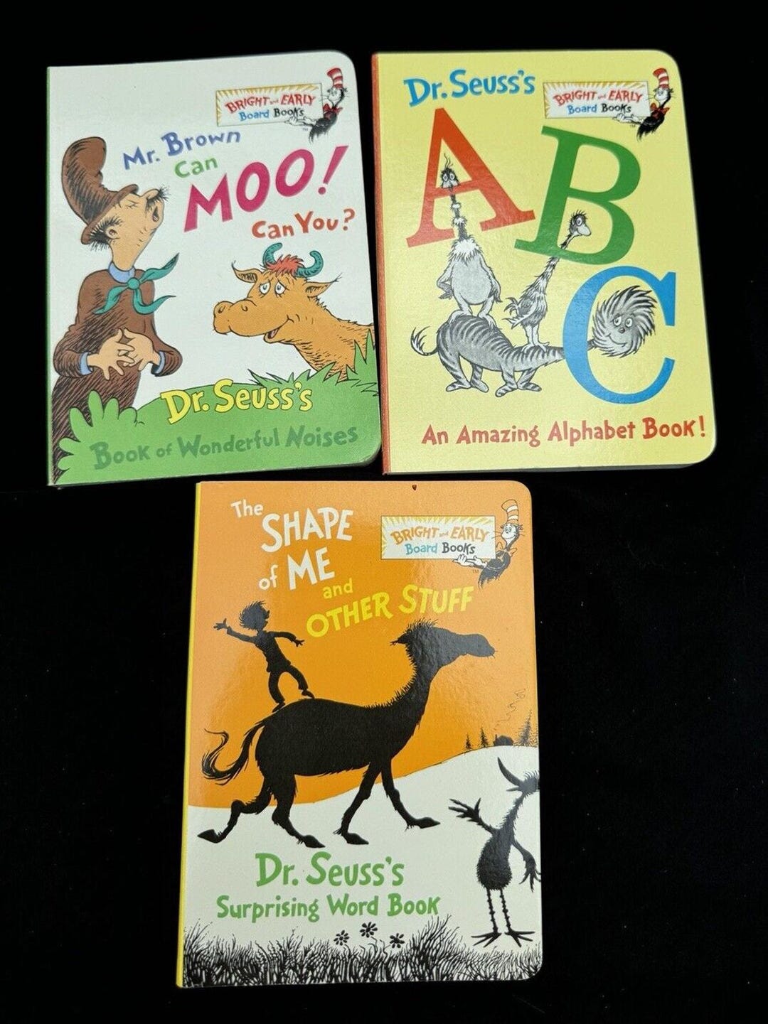 Bright and Early Board Book Lot of 3 Small Dr Seuss Board Books -mint ...