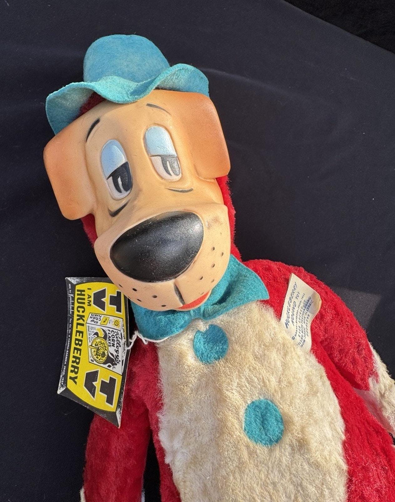 Vintage 1959 Stuffed Huckleberry Hound Toy by Knickerbocker Toy Co